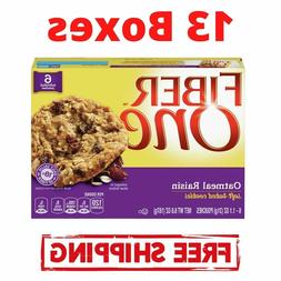  - Fiber One Oatmeal Raisin Soft-Baked Cookies, 6 Count FREE