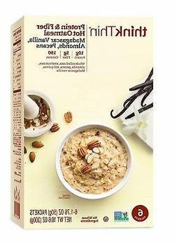 Oatmeal Packets by thinkThin Instant Protein & Fiber Hot Oat