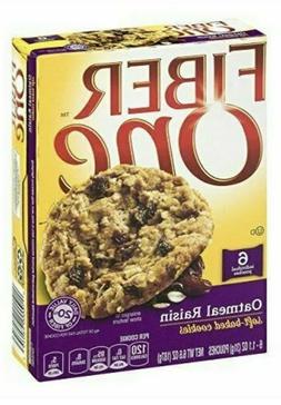 Fiber One Oatmeal Raisin Soft-Baked Cookies Box 6 count
